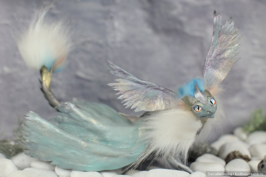 Перламутровый дракон — Авторские игрушки (фото 5)