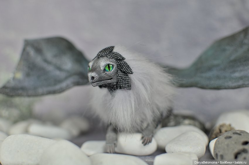 Серый зеленоглазый дракон (фото 9)