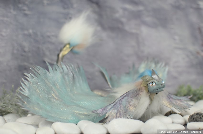 Перламутровый дракон — Авторские игрушки (фото 9)