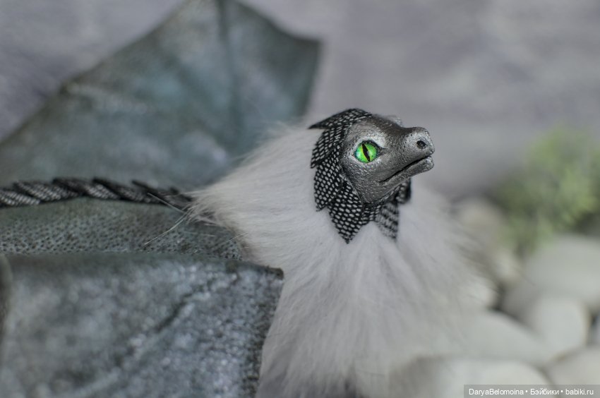 Серый зеленоглазый дракон (фото 3)