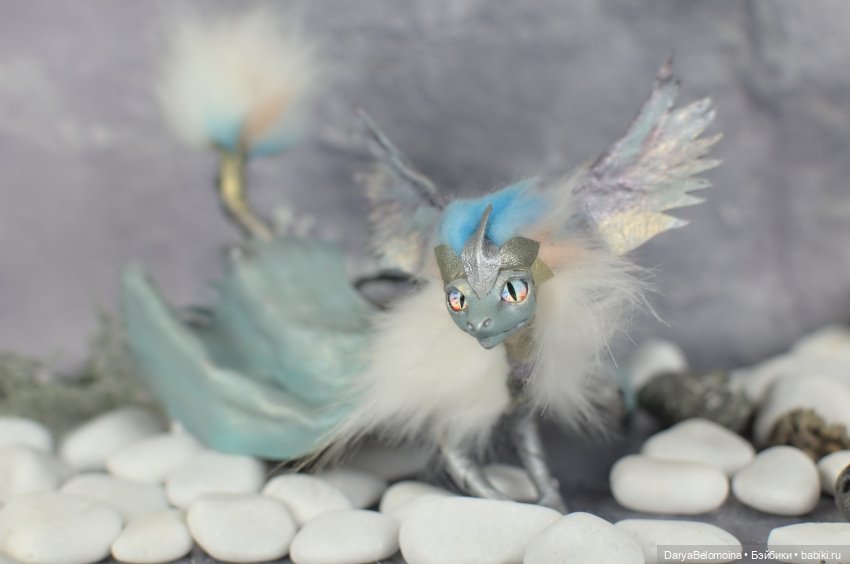 Перламутровый дракон — Авторские игрушки (фото 6)