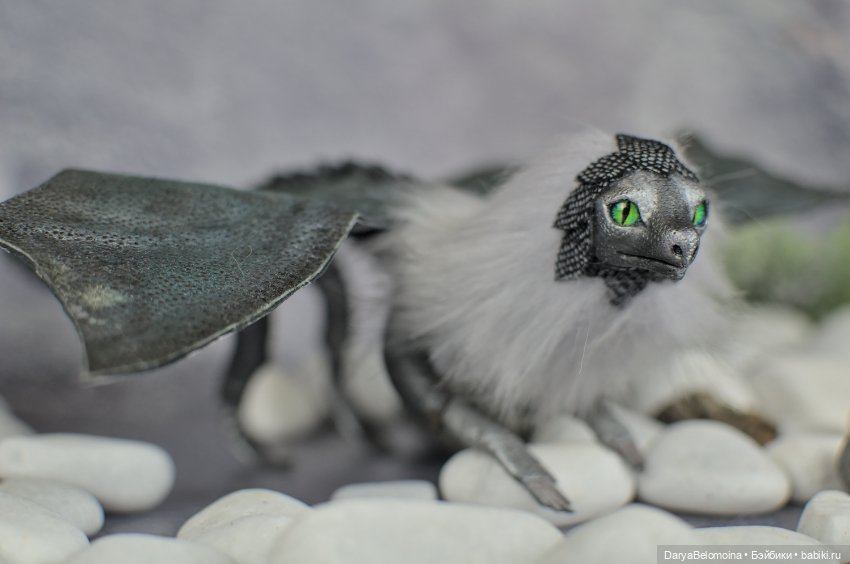 Серый зеленоглазый дракон (фото 8)