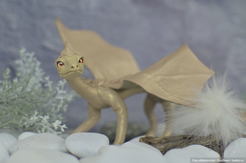 Золотистый дракончик — Авторские игрушки