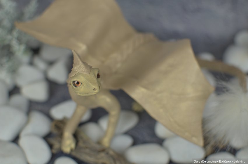 Золотистый дракончик — Авторские игрушки (фото 4)