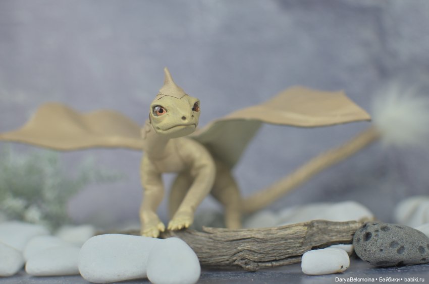 Золотистый дракончик — Авторские игрушки