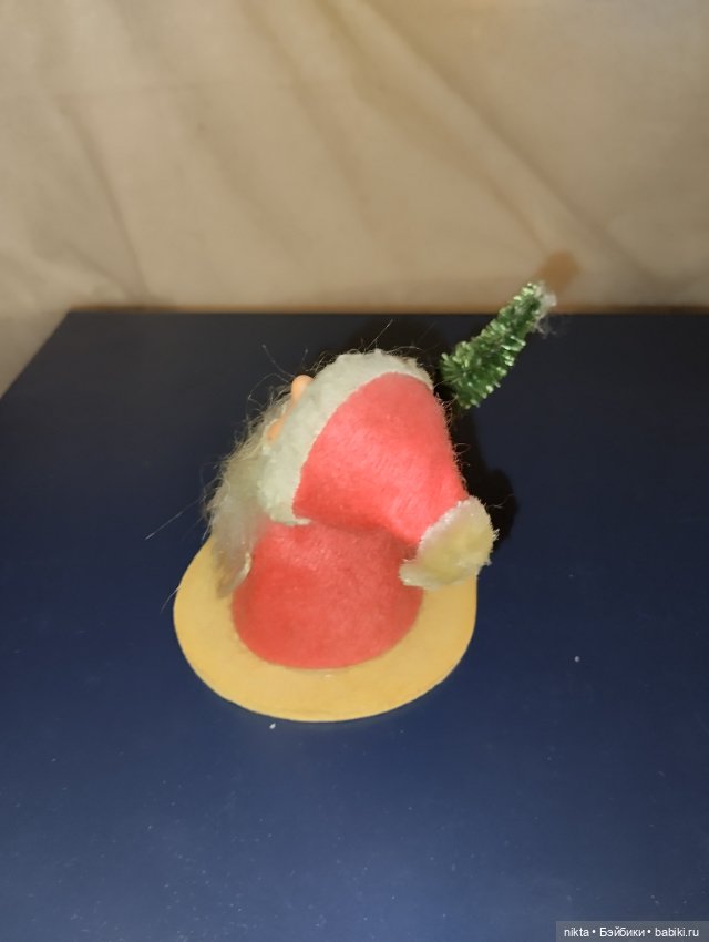 Ёлочная игрушка ГДР Подсвечник под елку (фото 4)