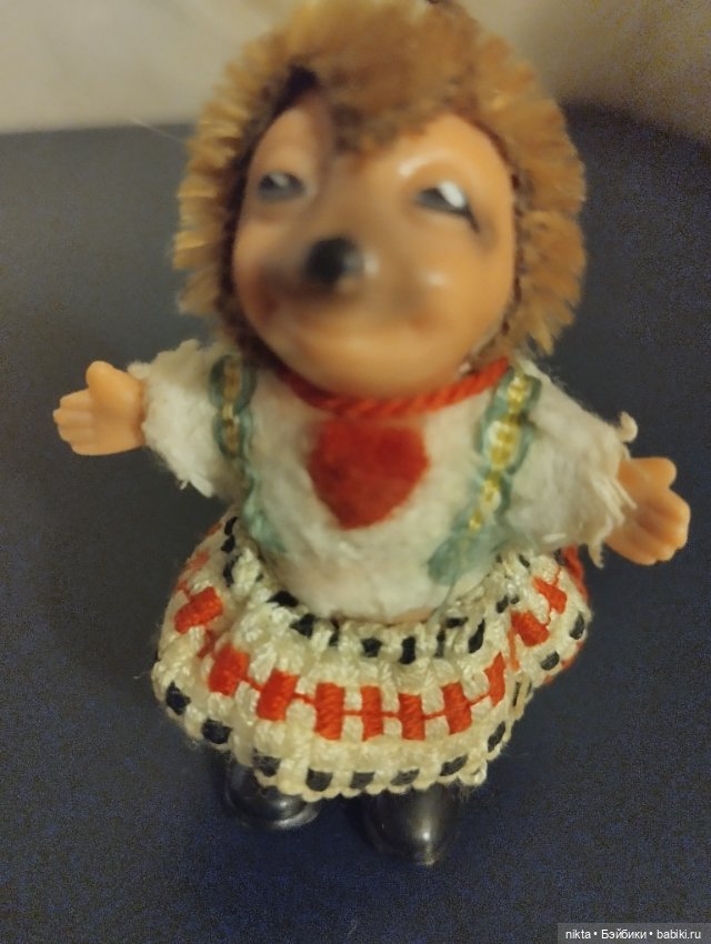 Кукла ГДР Ежик — Винтажные куклы и игрушки детства (фото 5)