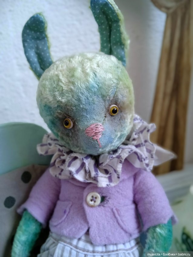 Зайчик тедди Дэвид — Авторские игрушки (фото 2)