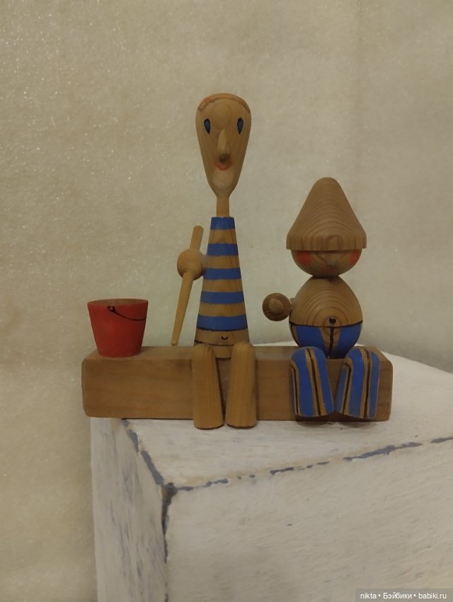 Деревянная игрушка СССР Рыбачки