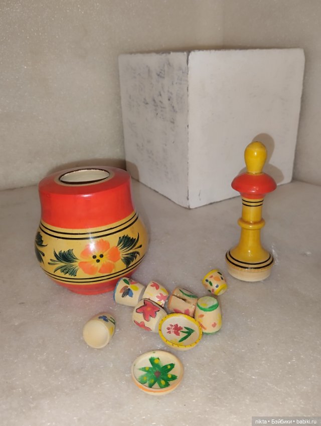 Игрушка СССР Бирюльки Дерево