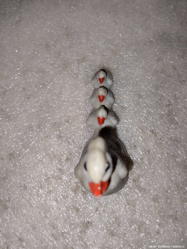 Игрушка СССР Утка с утятами Шагающая (фото 6)