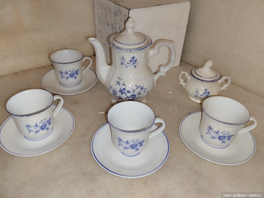 Кукольный, детский сервиз ГДР (фото 3)