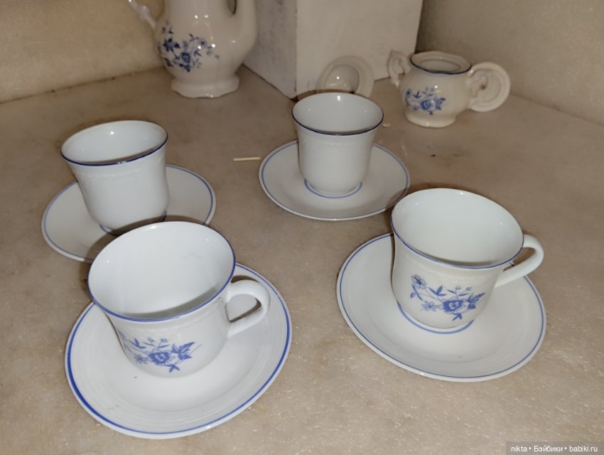 Кукольный, детский сервиз ГДР (фото 8)