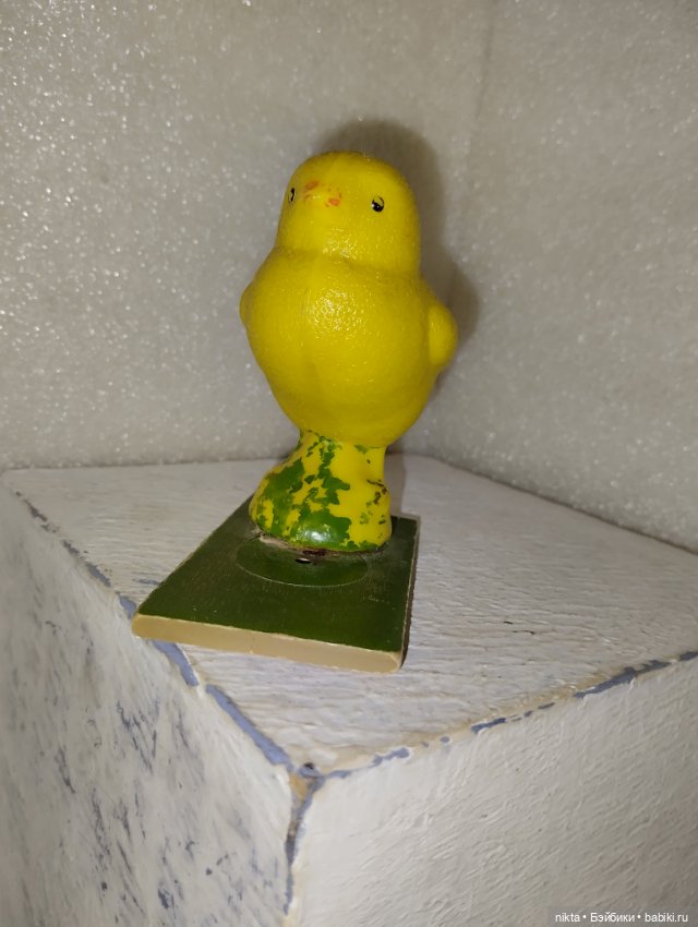Игрушка СССР Цыплёнок — Винтажные куклы и игрушки детства (фото 3)