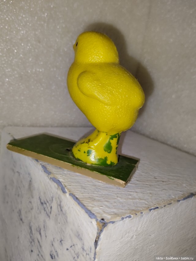Игрушка СССР Цыплёнок — Винтажные куклы и игрушки детства (фото 5)