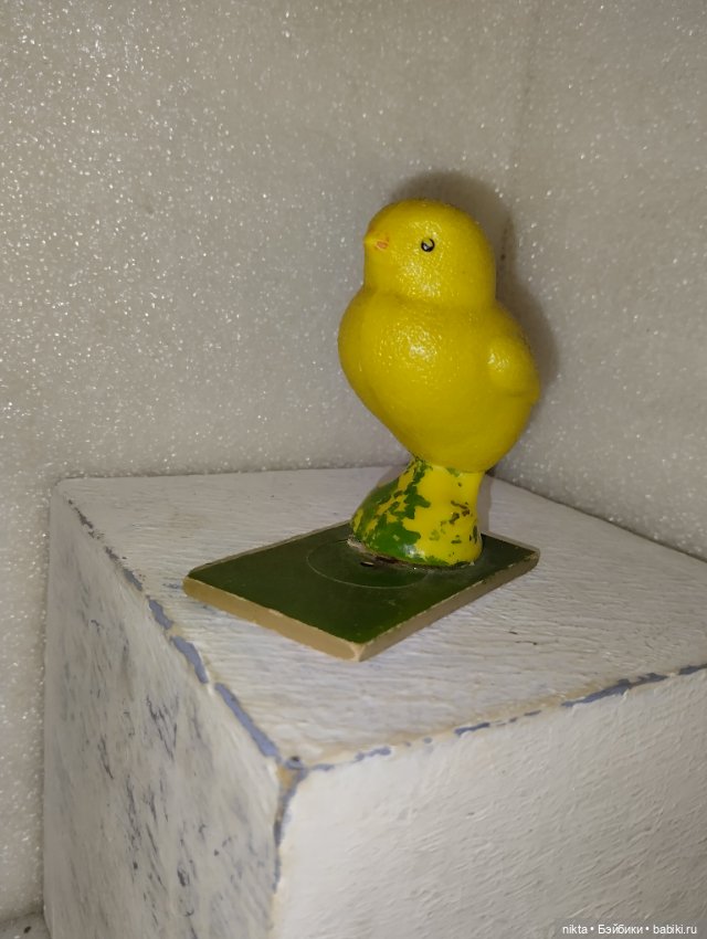 Игрушка СССР Цыплёнок — Винтажные куклы и игрушки детства