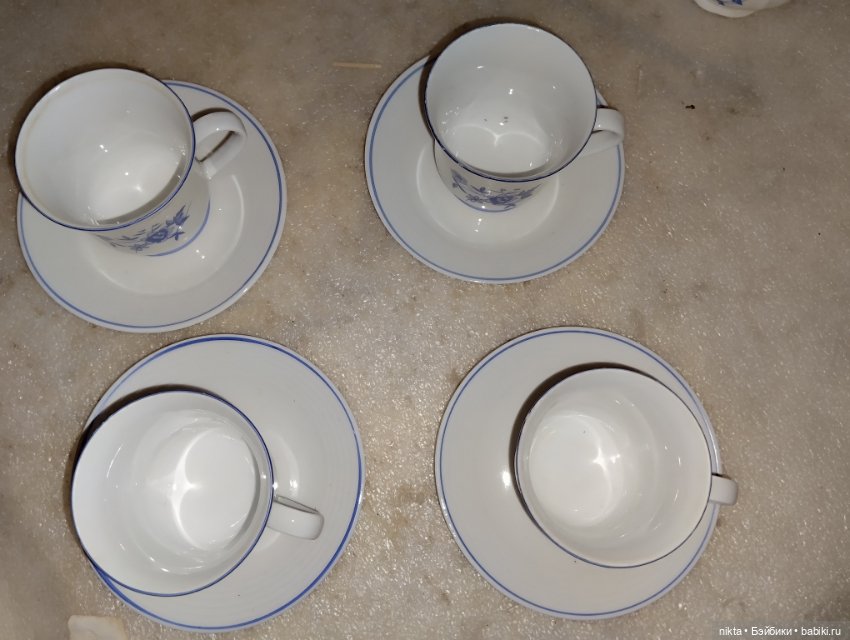 Кукольный, детский сервиз ГДР (фото 7)