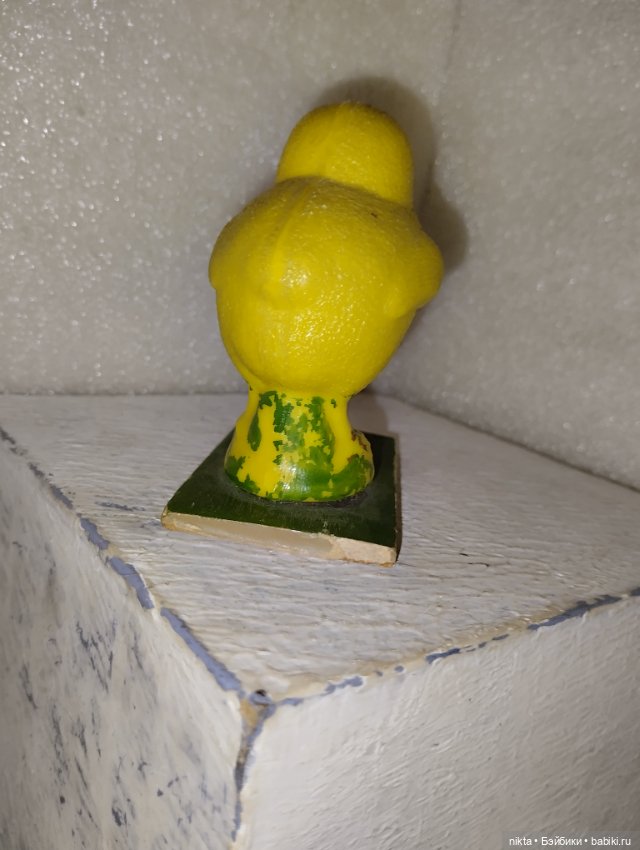 Игрушка СССР Цыплёнок — Винтажные куклы и игрушки детства (фото 4)