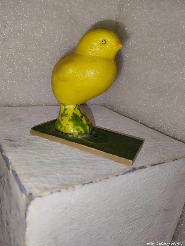 Игрушка СССР Цыплёнок — Винтажные куклы и игрушки детства (фото 2)