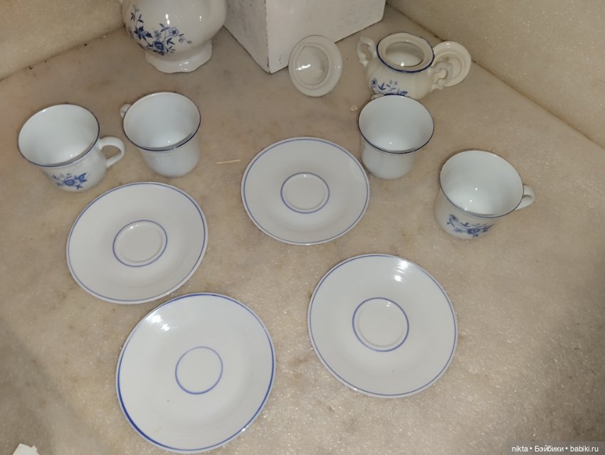 Кукольный, детский сервиз ГДР (фото 9)