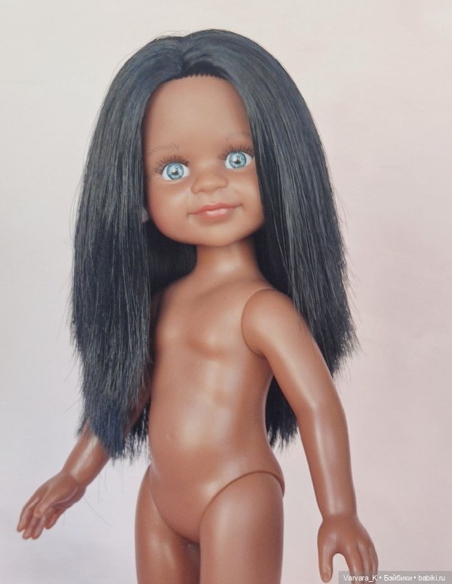 Paola Reina, кукла Клео Нора, мулатка с голубыми глазами, 32 см