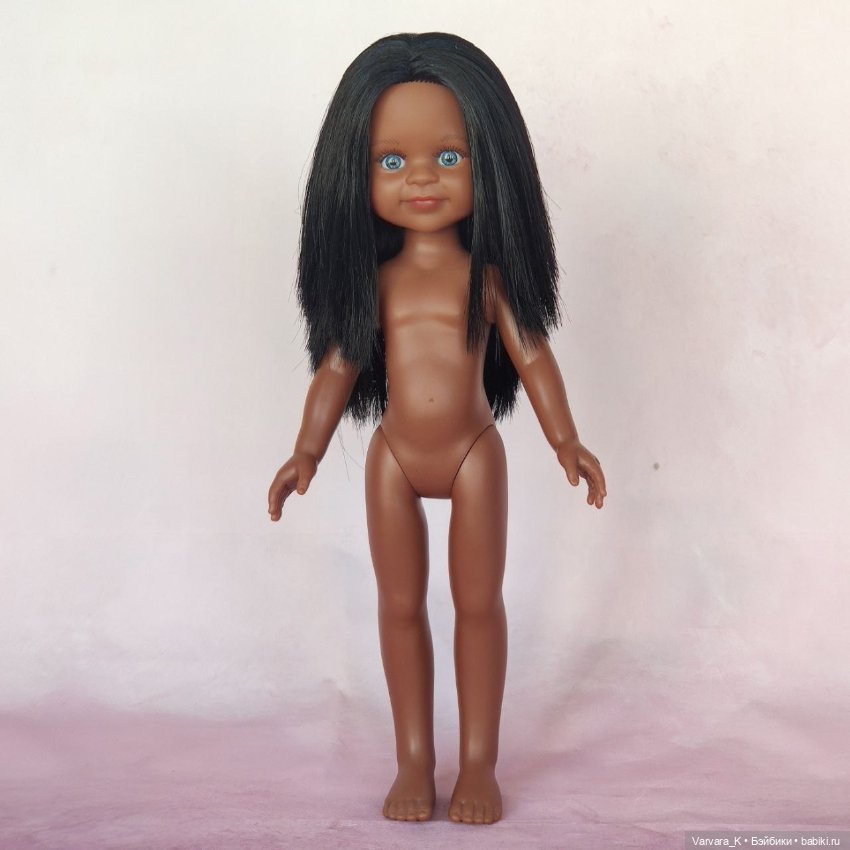 Paola Reina, кукла Клео Нора, мулатка с голубыми глазами, 32 см (фото 8)