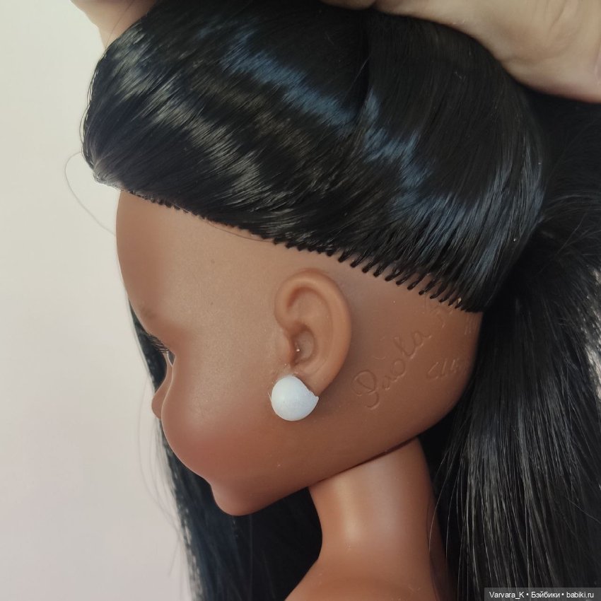 Paola Reina, кукла Клео Нора, мулатка с голубыми глазами, 32 см (фото 6)