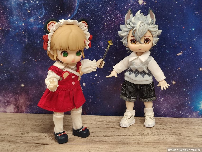 Парик нендороид и голова YMY с подвижными глазами (фото 5)