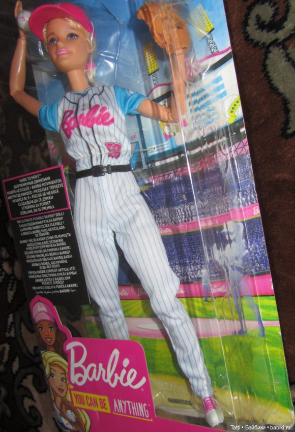 Барби Бейсболистка Made to Move (2) (фото 3)