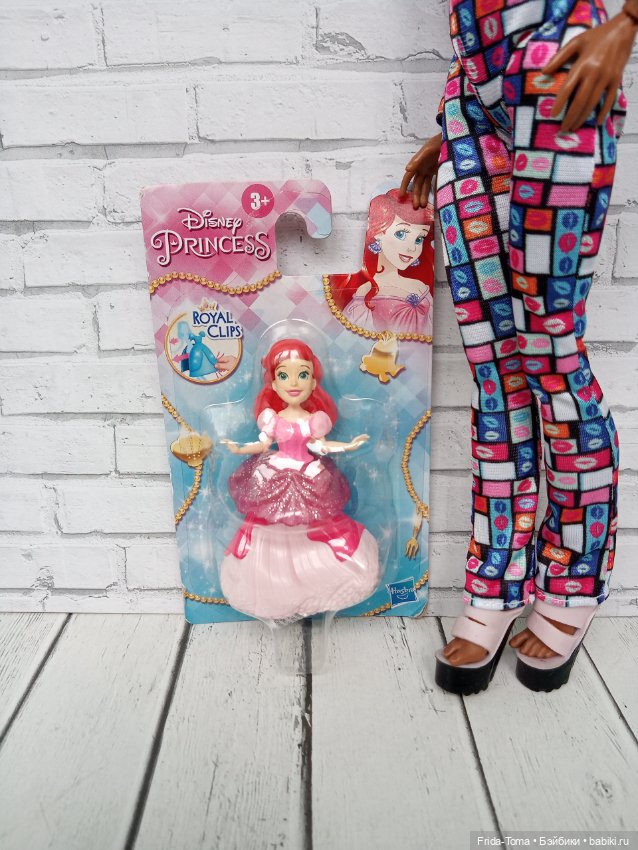 Игрушка Кукла для куклы Ариэль миниатюрная фигурка (фото 2)