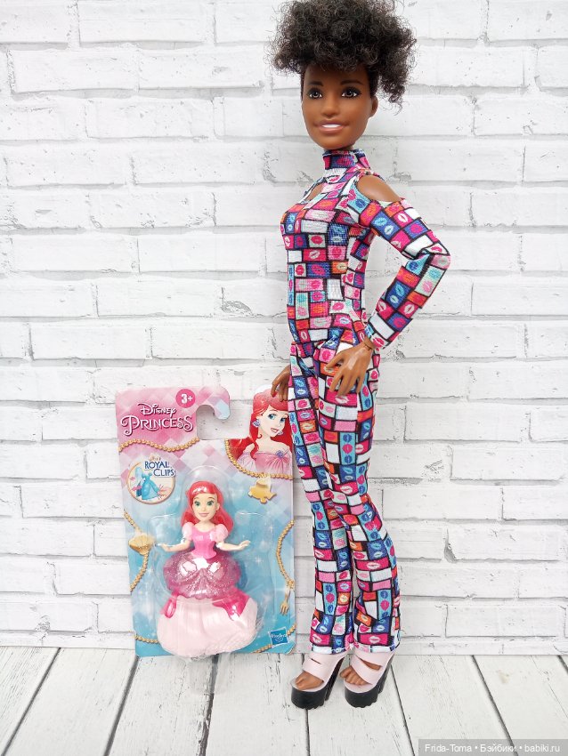 Игрушка Кукла для куклы Ариэль миниатюрная фигурка