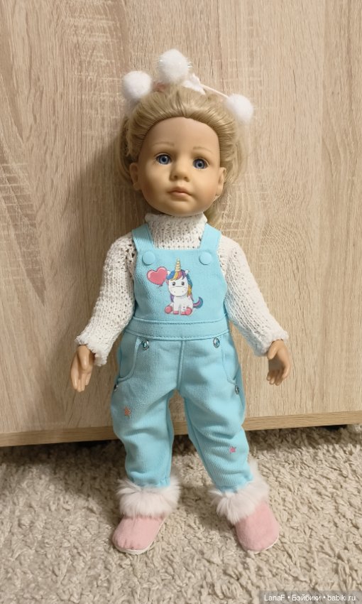 Одежда комбинезон микро вельвет для готц 36 литтл кидс little kids ella lotta (фото 6)