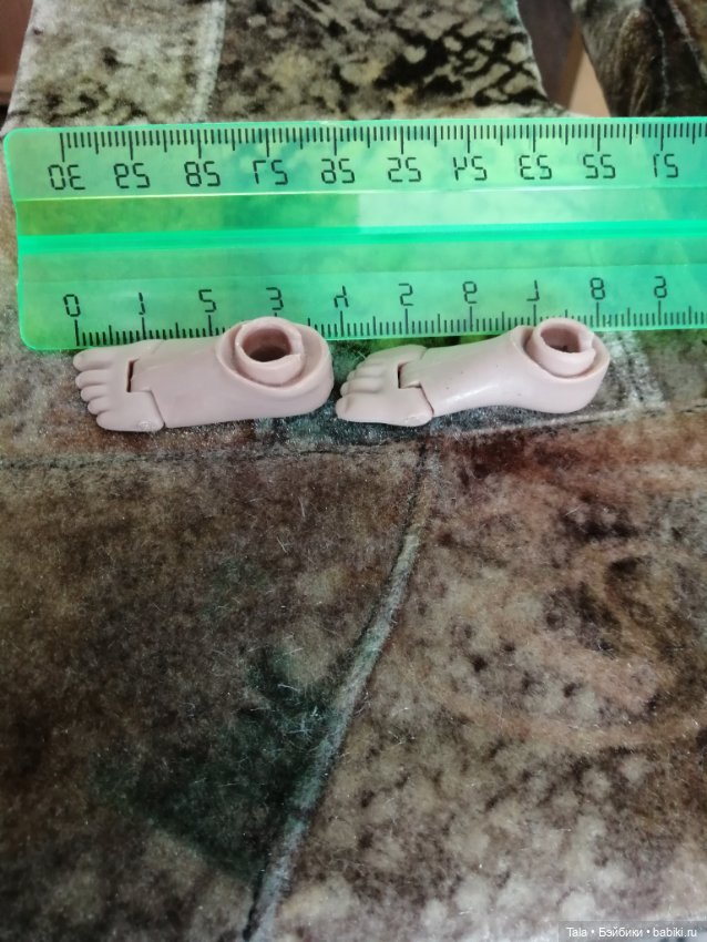 Стопы 3,8 см, мужские — Тела и головы для кукол (фото 2)