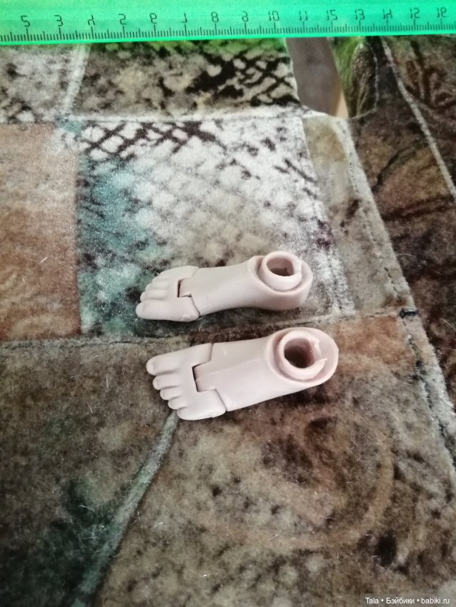 Стопы 3,8 см, мужские — Тела и головы для кукол