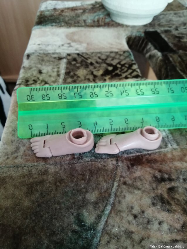 Стопы 3,8 см, мужские — Тела и головы для кукол (фото 3)