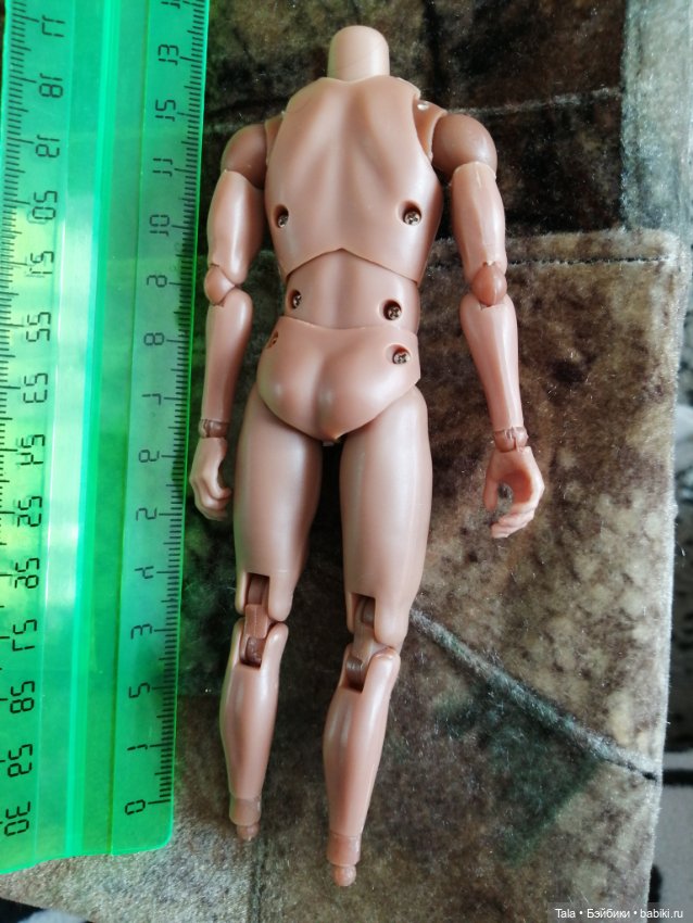 Телоид мужской 1/12 — Тела и головы для кукол (фото 3)