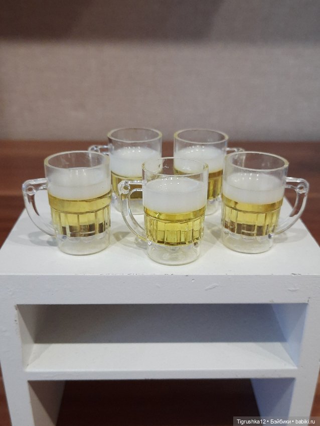 Кружки с пивом — Миниатюра для кукол (фото 5)