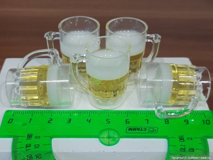 Кружки с пивом — Миниатюра для кукол (фото 7)