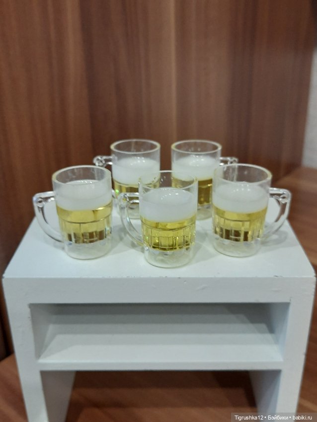Кружки с пивом — Миниатюра для кукол (фото 6)