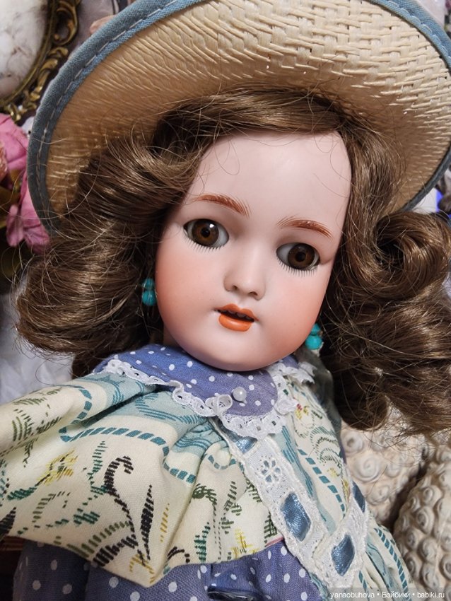Антикварная куколка Симон Хальбиг Генрих Хандверк 35 см