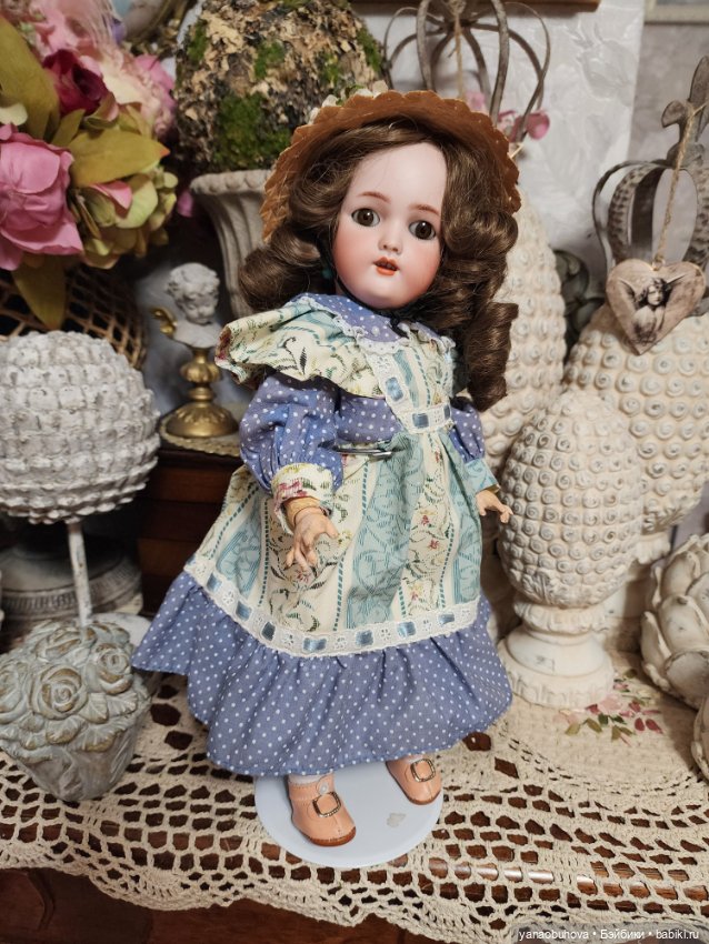 Антикварная куколка Симон Хальбиг Генрих Хандверк 35 см