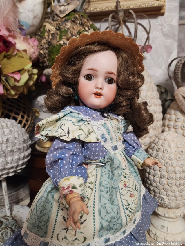 Антикварная куколка Симон Хальбиг Генрих Хандверк 35 см