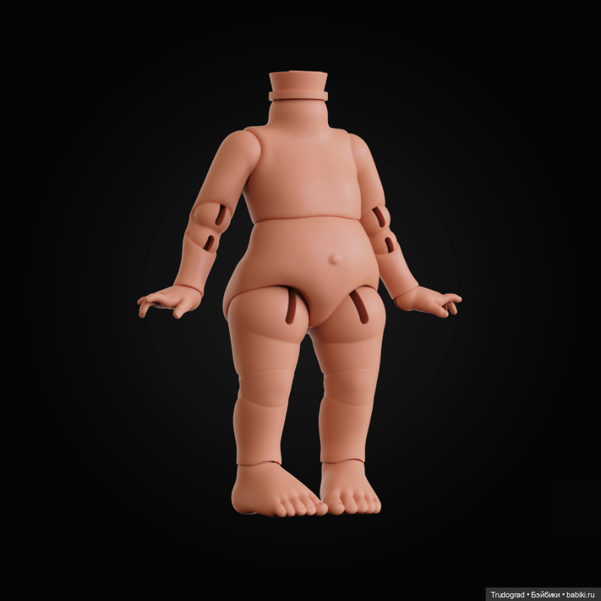 BJD тело для Mini Mia Nines (фото 3)