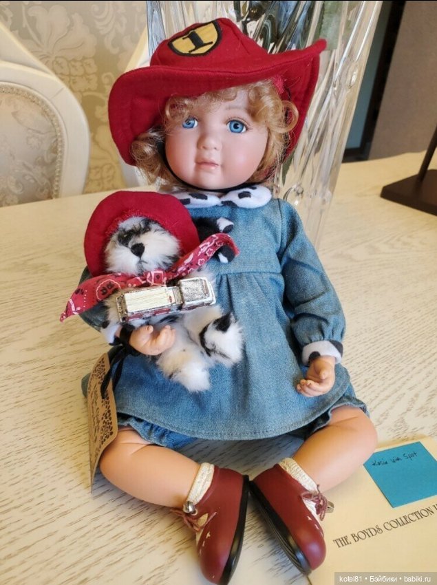Boyds doll кукла фарфоровая , виниловая коллекционная (фото 2)
