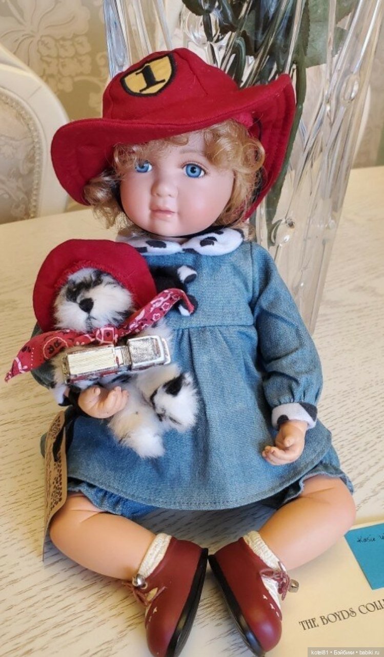 Boyds doll кукла фарфоровая , виниловая коллекционная (фото 3)