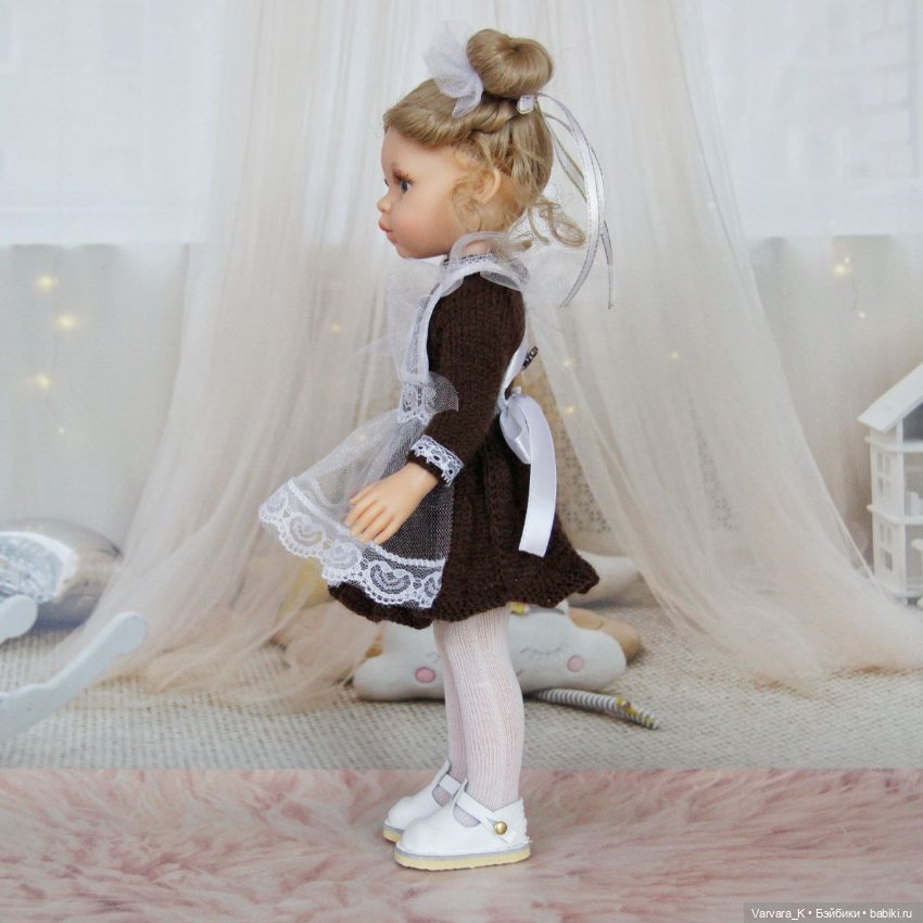 Paola Renia, испанская кукла Валерия в образе "Школьница", 32 см (фото 5)