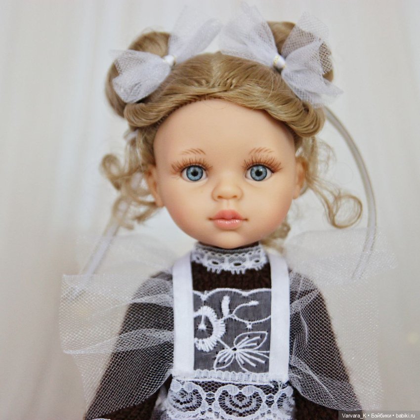 Paola Renia, испанская кукла Валерия в образе "Школьница", 32 см (фото 6)