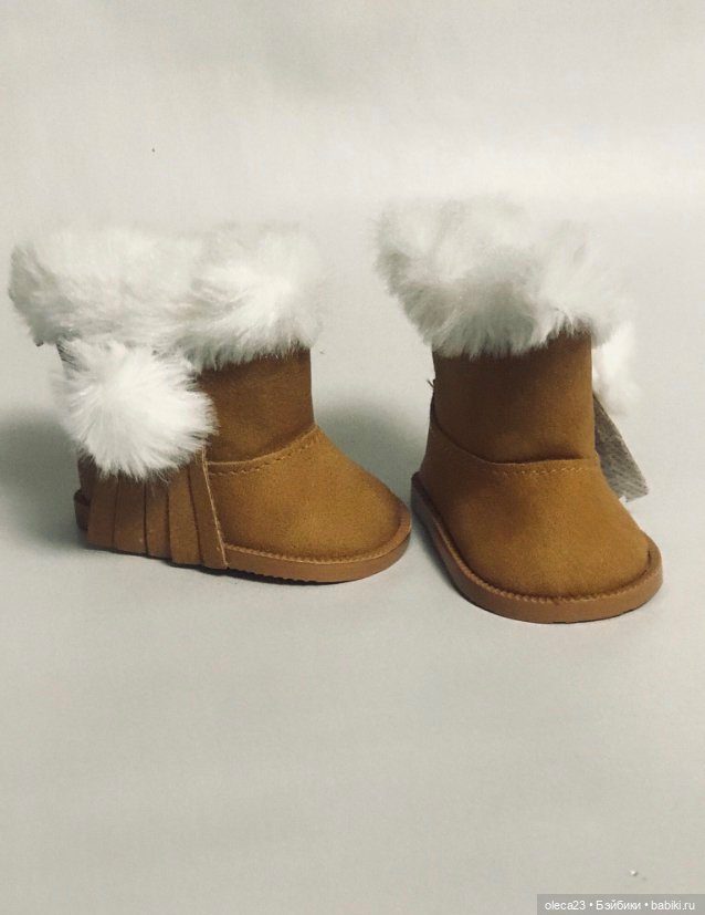 Тёплые сапожки для кукол ростом 42-50 см (фото 2)