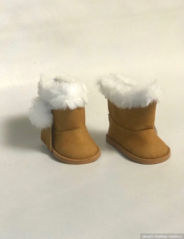 Тёплые сапожки для кукол ростом 42-50 см (фото 10)