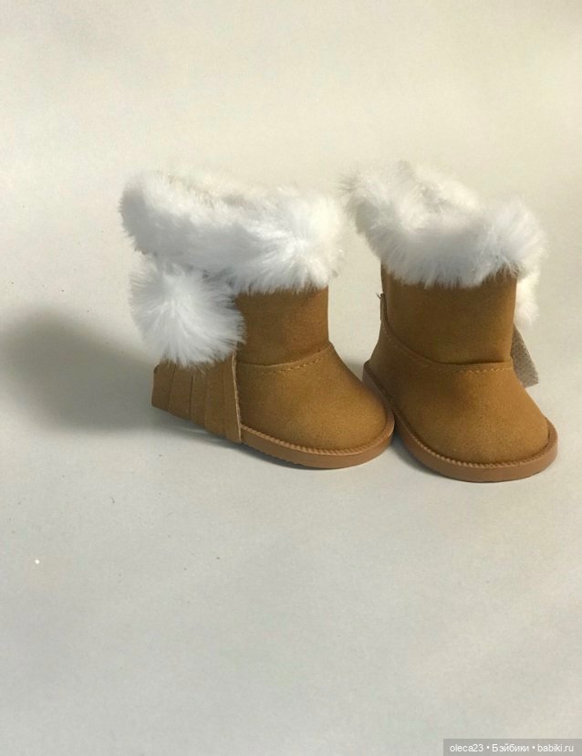 Тёплые сапожки для кукол ростом 42-50 см (фото 5)